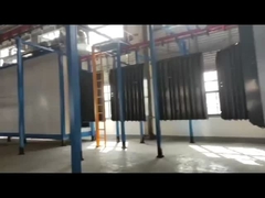 Ligne de pulvérisation automatique de niveau de quai hydraulique géant bleu Couleur personnalisée ISO 9001