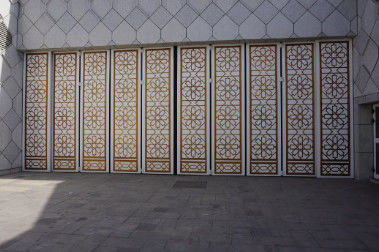 Portes pliantes industrielles de 57 mm d'épaisseur à faible entretien