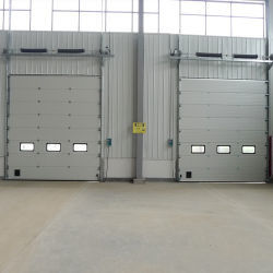 Prix d'usine personnalisé télécommande coulissante en aluminium en acier Sécurité Automatique Porte de garage Porte de garage à moteur