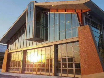 acheter Porte pliante transparente en alliage d'aluminium pour salles d'exposition commerciales online manufacture