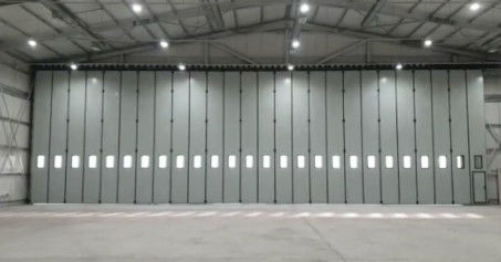 acheter Métode d'ouverture automatique / manuelle des portes pliantes industrielles de grande taille online manufacture