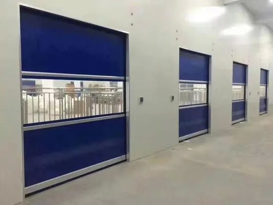 acheter Large Plant Large Engineering High Speed PVC Roll up Door with PVC Fabric and Galvanized Steel Frame online manufacture