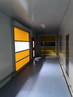PVC Automatique Porte rapide industrielle équipement médical Atelier propre Porte rapide à rouleaux