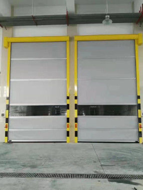 Porte à rouleaux en PVC à grande vitesse en acier automatique pour usines industrielles