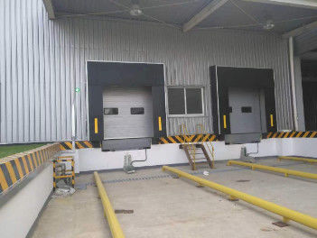 Fermetures hydrauliques de quai et niveleurs Charge dynamique 6800 kg / Charge statique 13600 kg