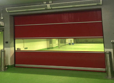 Porte à rouleaux à haute vitesse en PVC industriel durable automatique pour l'atelier propre