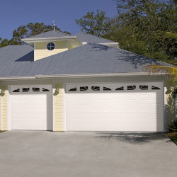Vente chaude Villa architecture style moderne acier aluminium automatique moderne volet à rouleaux porte de garage