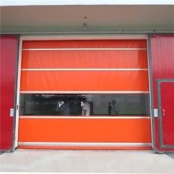 Terminal d'entrepôt de haute qualité volet roulant en PVC auto-réparation fermeture à glissière volet roulant haute vitesse