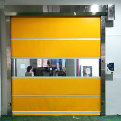 Porte en PVC à rouleaux à grande vitesse