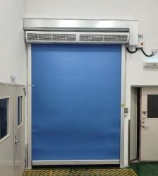 Rideaux en tissu de sécurité commerciale à rouleaux de haute vitesse en PVC