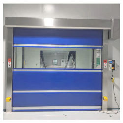 Porte à rouleaux en PVC électrique à grande vitesse