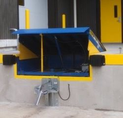 Plaque d'accueil en acier robuste de qualité supérieure pour déchargement hydraulique