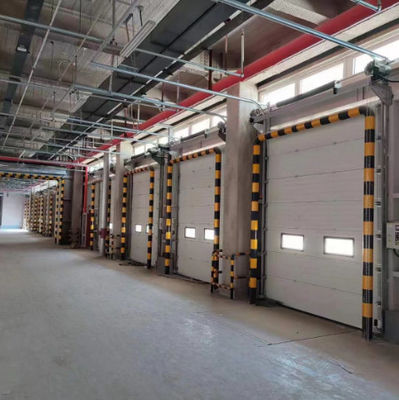 Portes sectionnelles personnalisables pour les grandes ouvertures et le trafic important