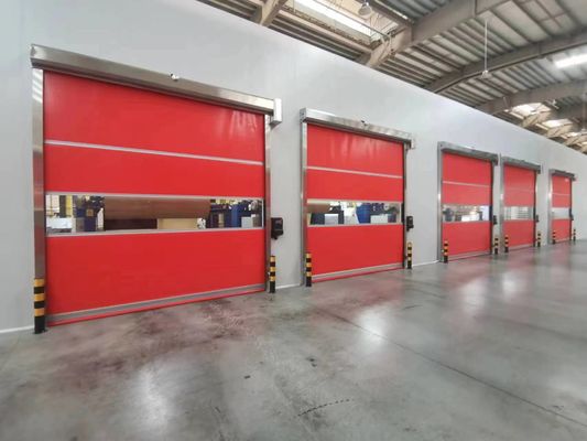 0.75W Porte rapide industrielle 220V / 380V Porte rapide automatique sans ressort