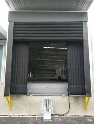 IP54 airbag gonflable abri de quai isolant thermique pour les ports de déchargement