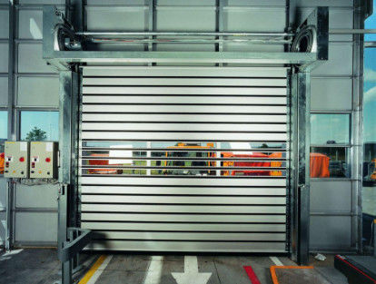 1250 mm - 7000 mm Largeur Panneau de porte en spirale à grande vitesse Épaisseur 40 mm